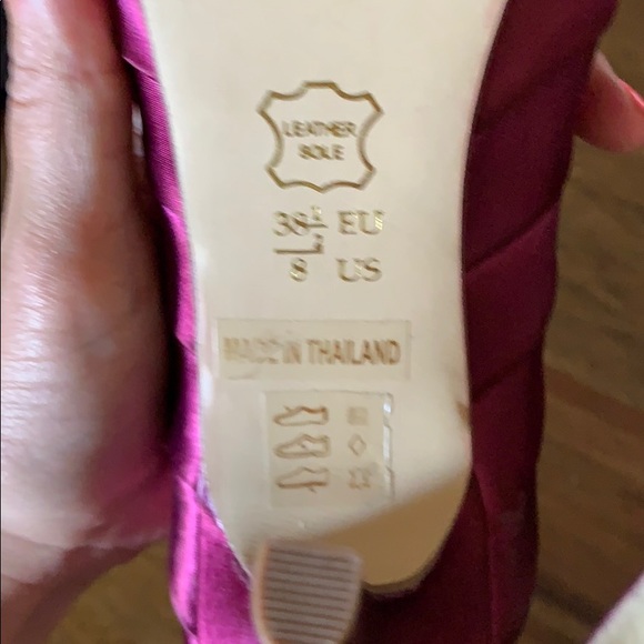 New pink paradox London leather heels 38.5/8 - Picture 5 of 7